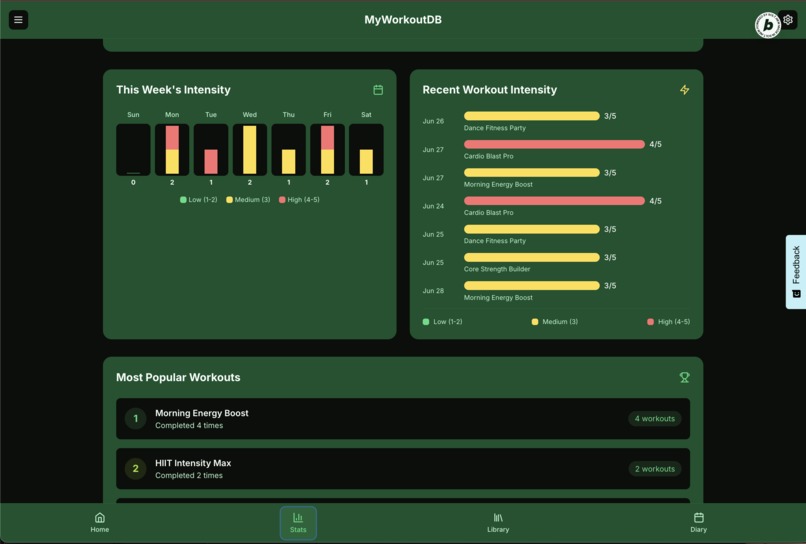 MyWorkoutDB – screenshot 6