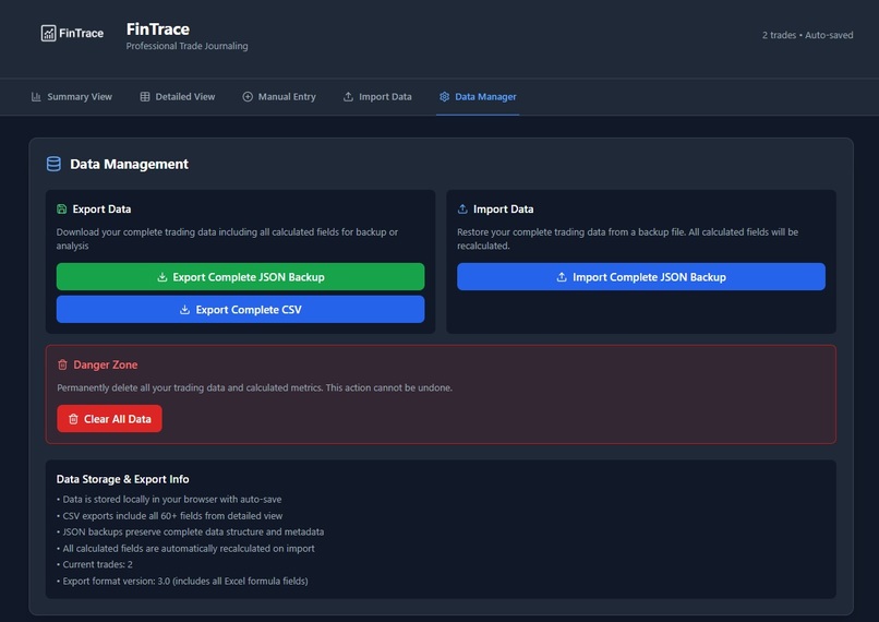 FinTrace – screenshot 5