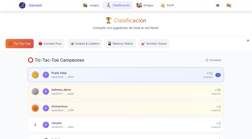 Gamestr – screenshot 4