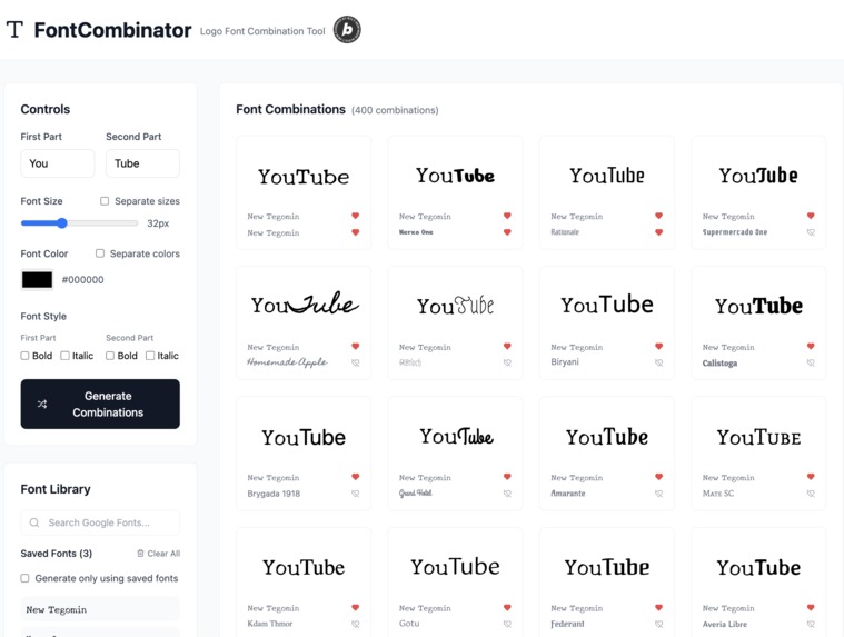 Font Combinator – screenshot 1