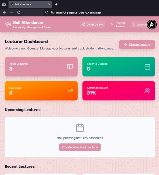 Bolt Attendance  – screenshot 2