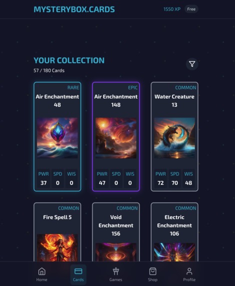 MysteryBox.Cards – screenshot 2