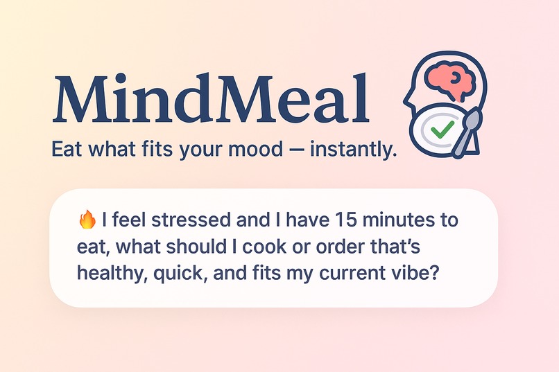 MindMeal: AI Meal & Mood Optimizer – screenshot 1