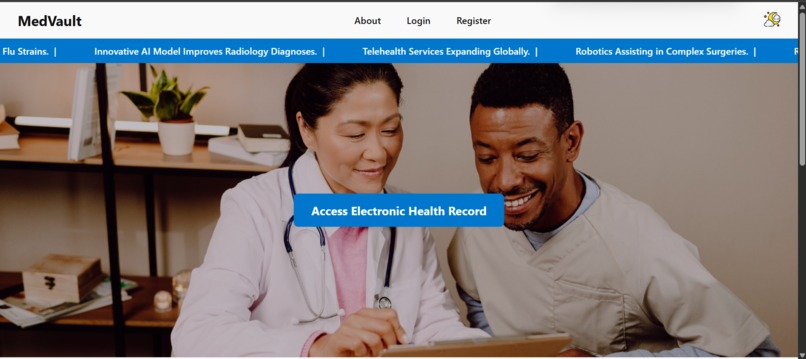 MedVault - A Paperless EHR – screenshot 2