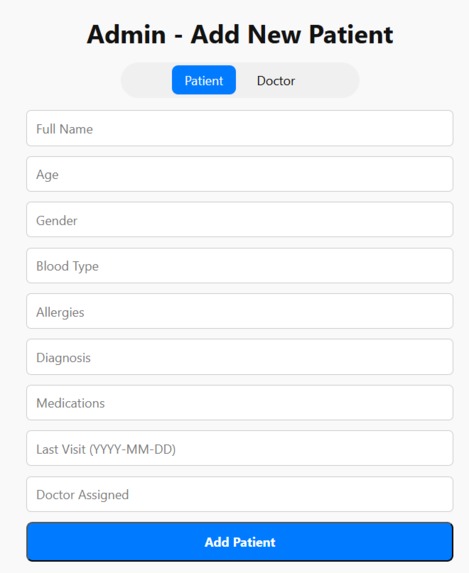 MedVault - A Paperless EHR – screenshot 3