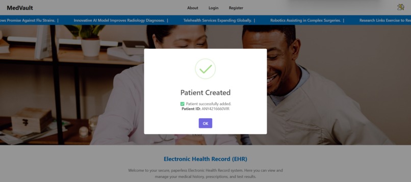 MedVault - A Paperless EHR – screenshot 4