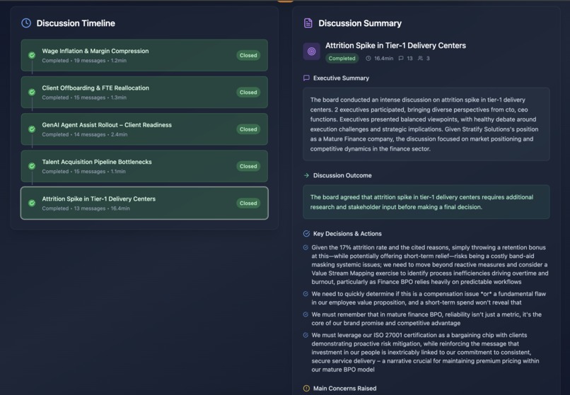 Agentic Boardroom - Next-Gen Executive Decision Making – screenshot 2
