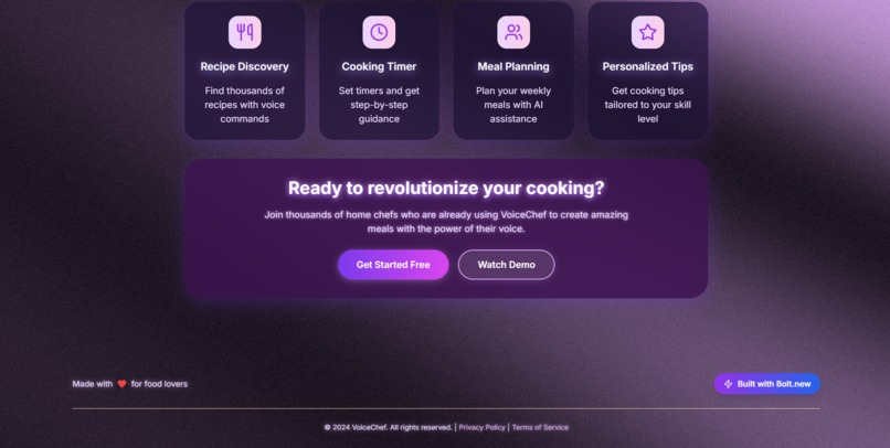 VoiceChef - Smart Recipe Generator with Voice Interaction – screenshot 2