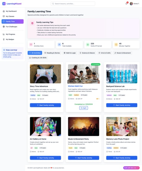 Learning Wizard – screenshot 5