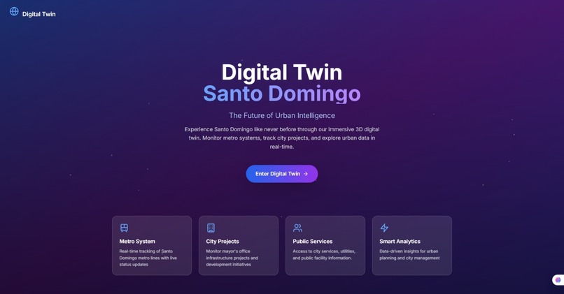 Santo Domingo Digital Twin – screenshot 1