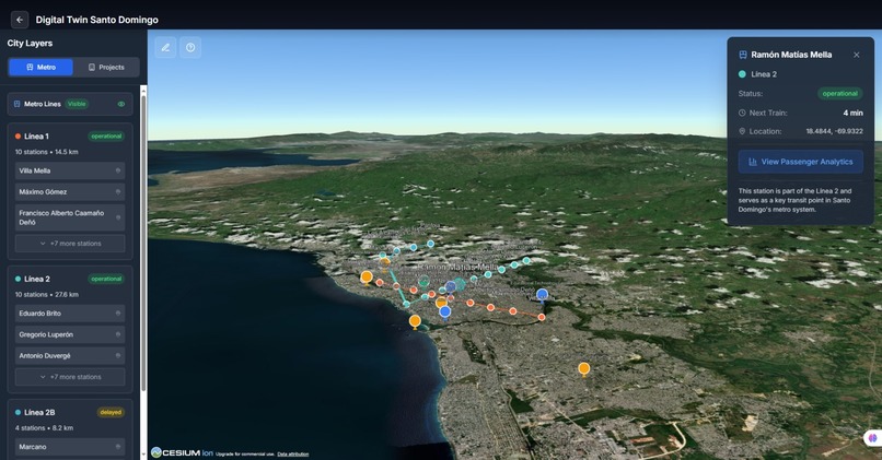 Santo Domingo Digital Twin – screenshot 2