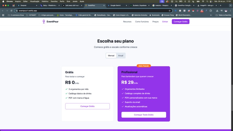 EventPour – screenshot 1