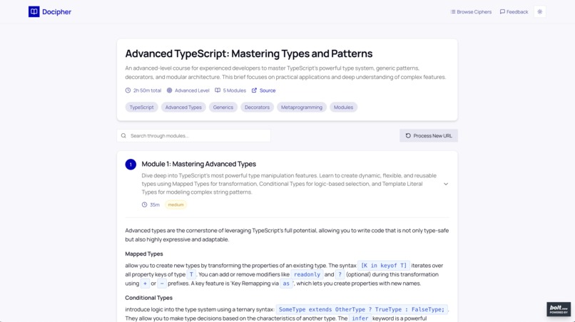 Docipher – screenshot 2
