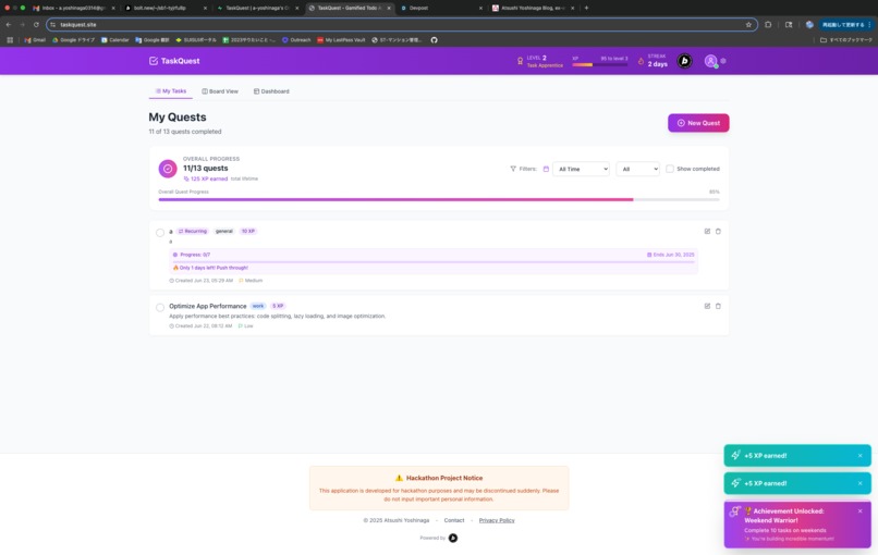 TaskQuest: Gamify Your Daily Habits – screenshot 2