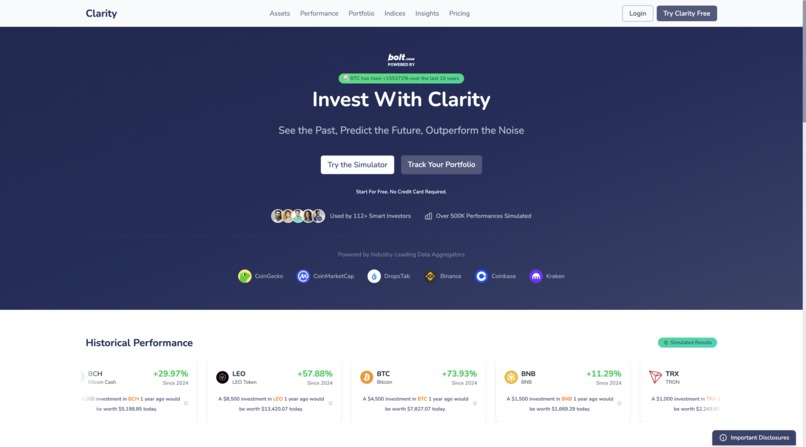 Clarity – screenshot 1