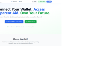 RefuID – Decentralized Identity & Transparent Aid