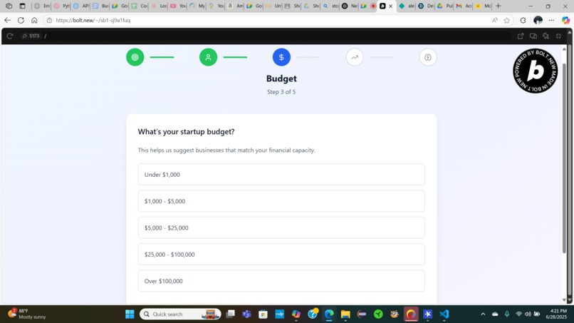 Business Idea Generator for Aspiring Entrepreneurs – screenshot 4
