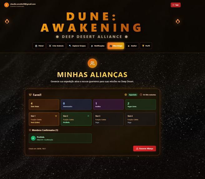 Projeto Dune Matching – screenshot 4