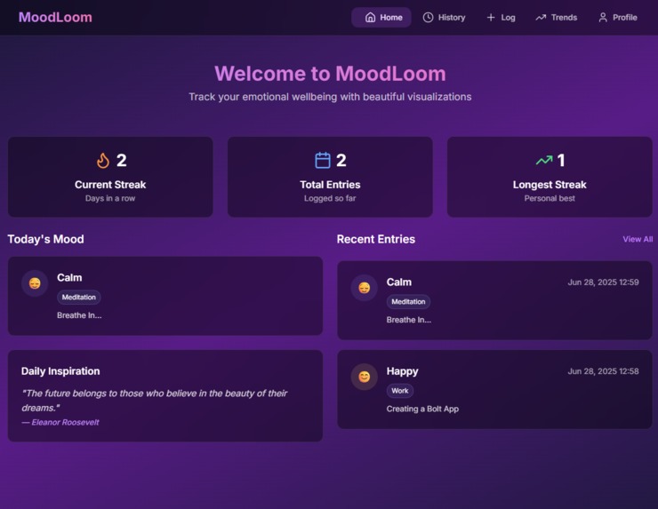 MoodLoom – screenshot 1