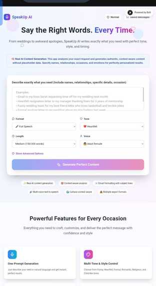 Speakup-Ai  – screenshot 1