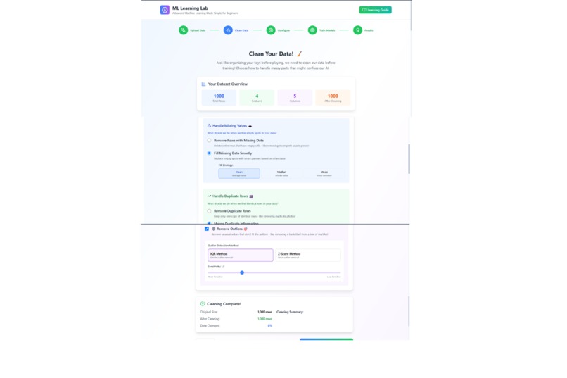 ML Learning Lab  – screenshot 1