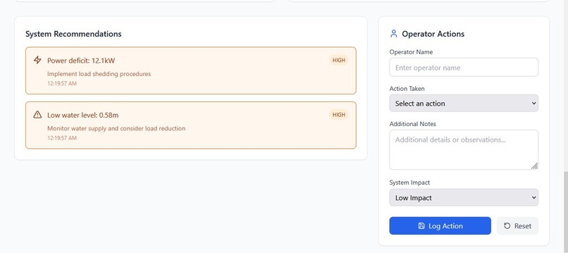 Rural Grid Management System – screenshot 2