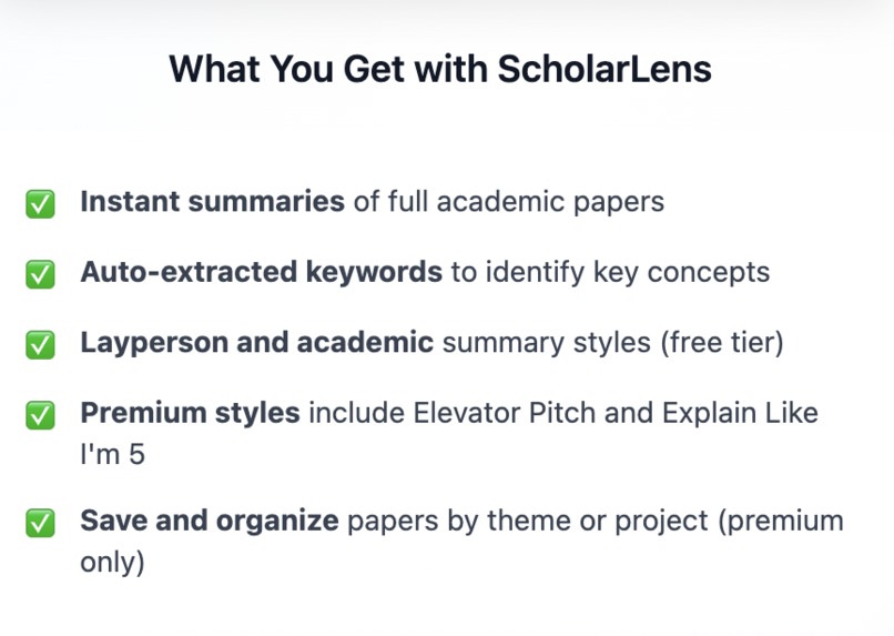 ScholarLens – screenshot 1