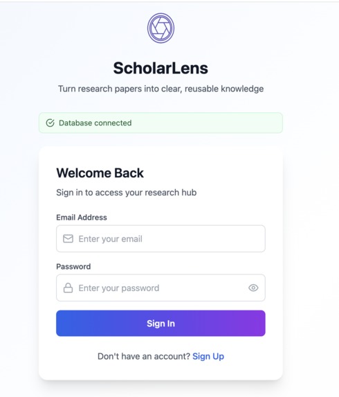 ScholarLens – screenshot 2