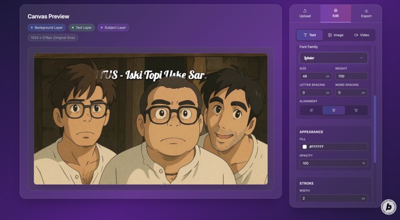 Behindtext.xyz – screenshot 1