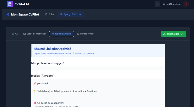 CVPilot AI – screenshot 1