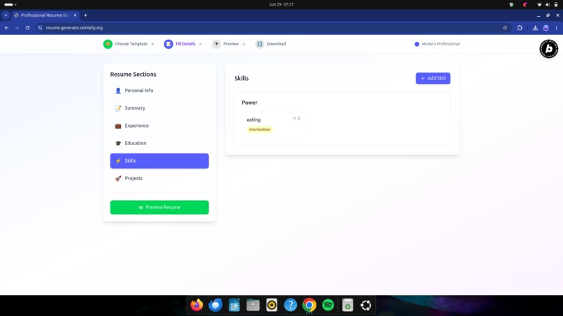 Resume-Generator – screenshot 7
