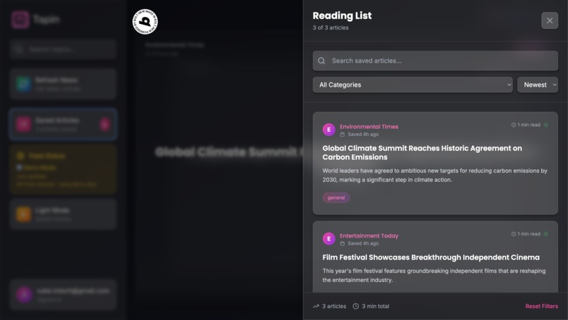 Tapin News – screenshot 4