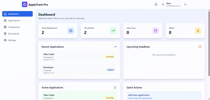 ApplyTrack Pro – screenshot 2