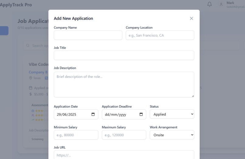 ApplyTrack Pro – screenshot 4