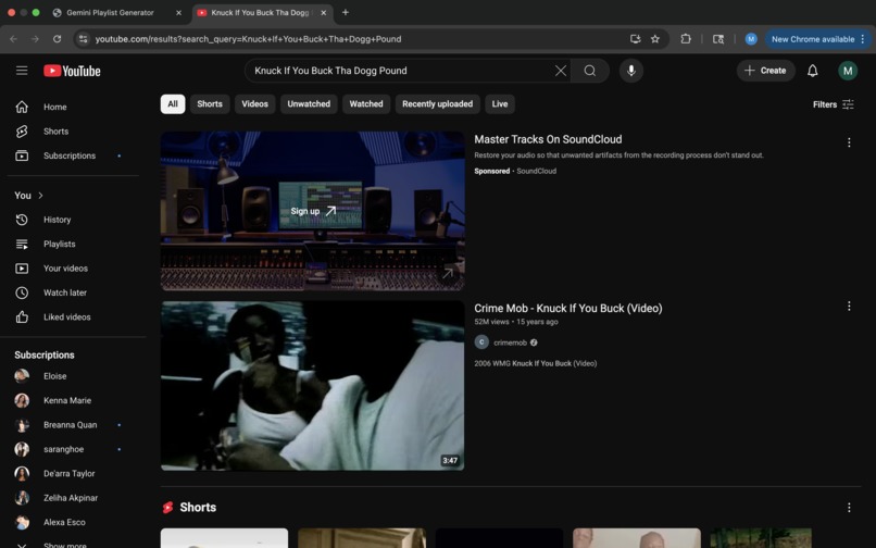 Gemini Playlist Generator  – screenshot 5