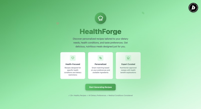 HealthForge – screenshot 1