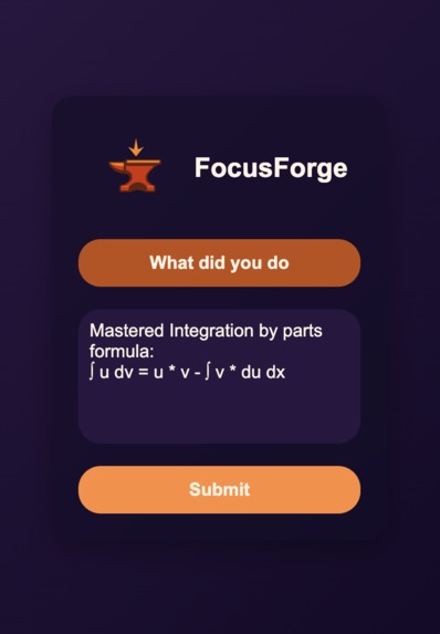 FocusForge – screenshot 3