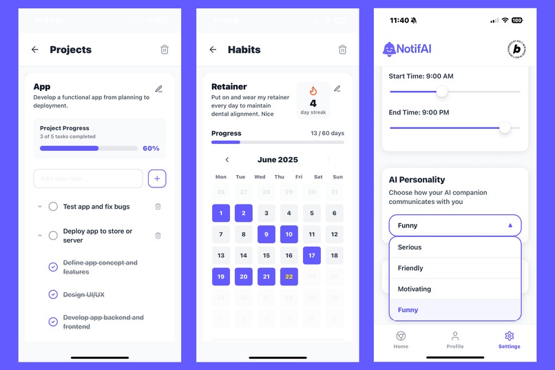 NotifAI – screenshot 2