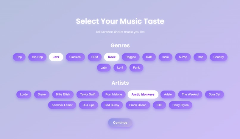 Moodify - Where emotion meets motion – screenshot 1