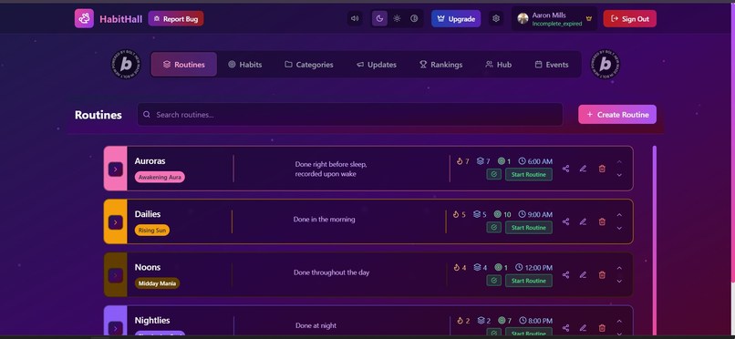 Habit Hall – screenshot 1