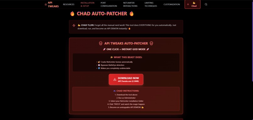API Tweaks – screenshot 5