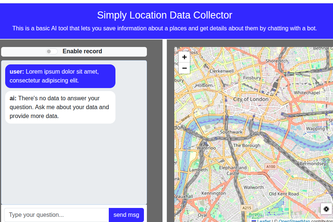 Simply Location Data Collector AI Agent Project