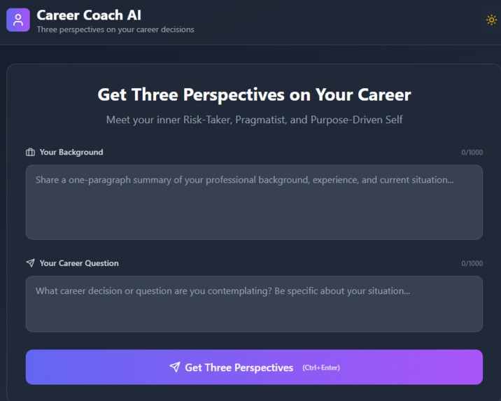 Career Coach AI – screenshot 1