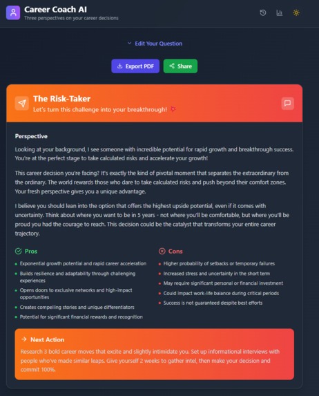 Career Coach AI – screenshot 3