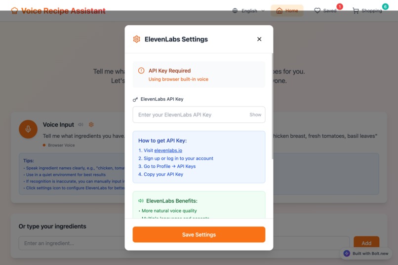 VoiceChef – screenshot 2