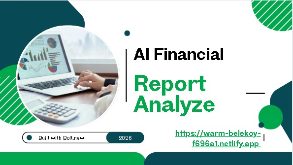 AI Financial Report Analyzer – screenshot 1