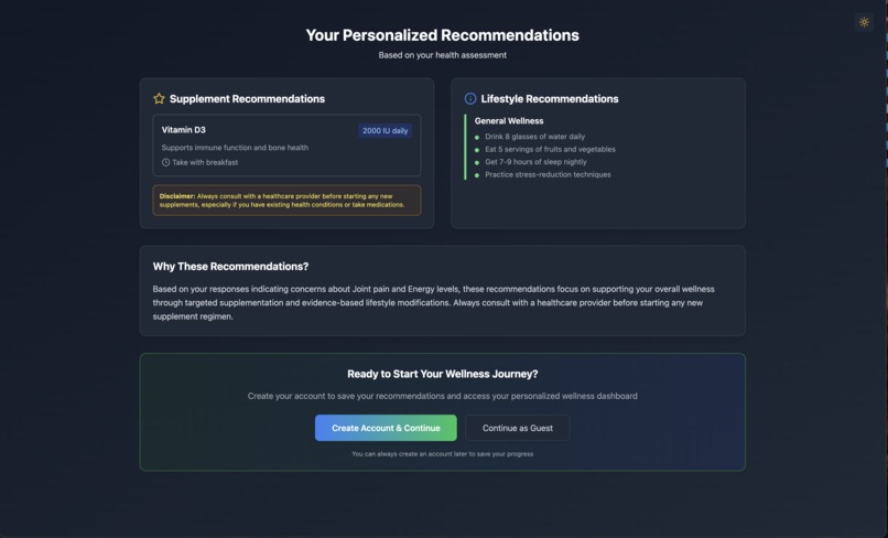 Aura - AI Wellness Voice Assistant – screenshot 2