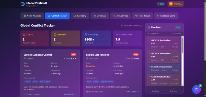  GlobalPolitics AI – screenshot 1