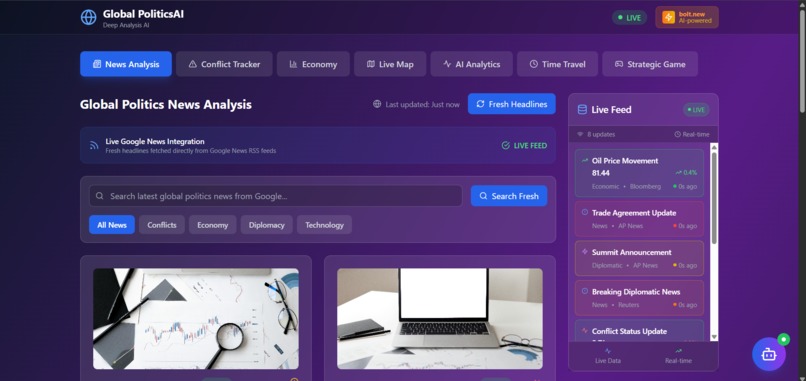  GlobalPolitics AI – screenshot 2