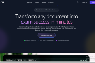 A powered exam generator